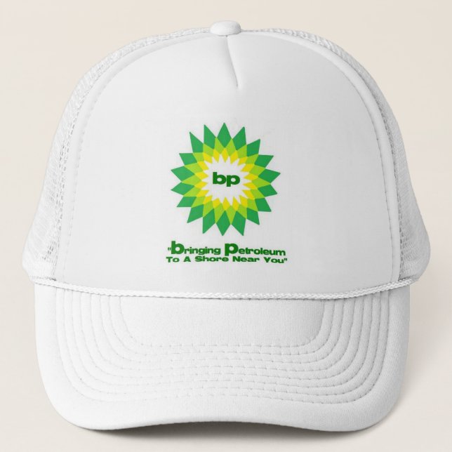 Boné slogan do Derramar de óleo bp (Frente)