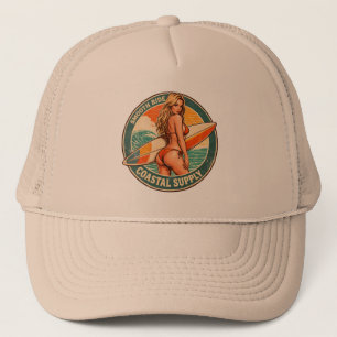 Boné Smooth Ride Coastal Supply Gráfico de Pin-up de