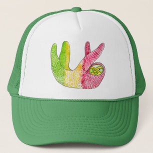 Boné Snapback da preguiça de Rasta por Megaflora