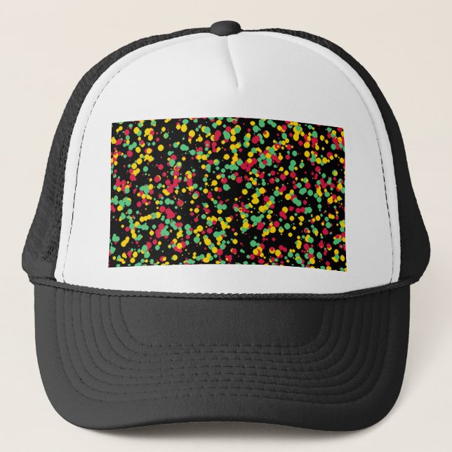 Boné Snapback de Arte de Massas Arrasta Algorítmicas (Frente)