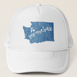 Boné Snoqualmie Washington Wood Grain
