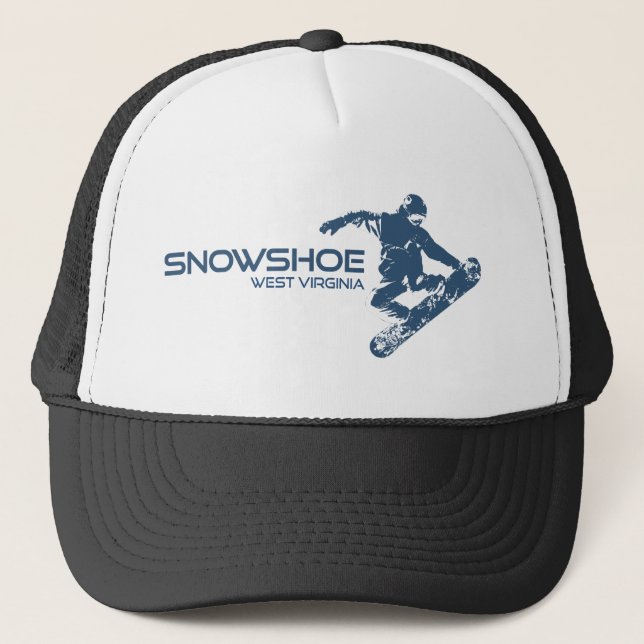 Boné Snowshoe Mountain West Virginia Snowboarder (Frente)