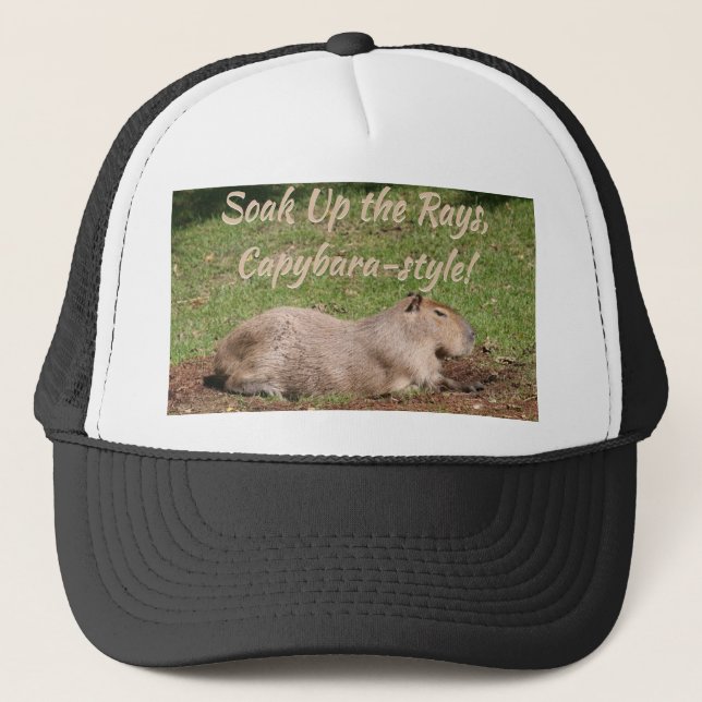 Boné Soak Up the Rays, estilo Capybara! (Frente)