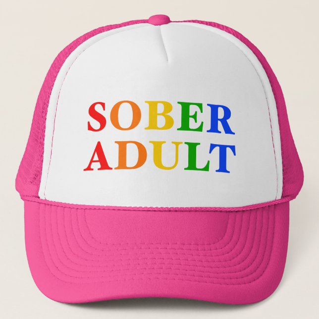 Boné Sober Adult Hat Rainbow (Frente)