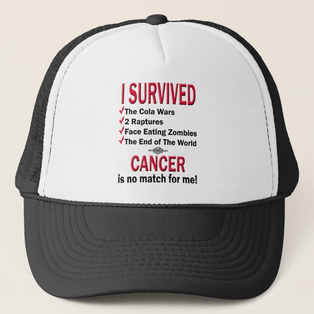 Boné Sobrevivência - Cancer sem Correspondência (Frente)