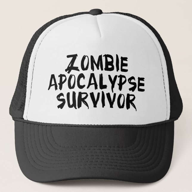 Boné Sobrevivente do Apocalipse Zumbi (Frente)