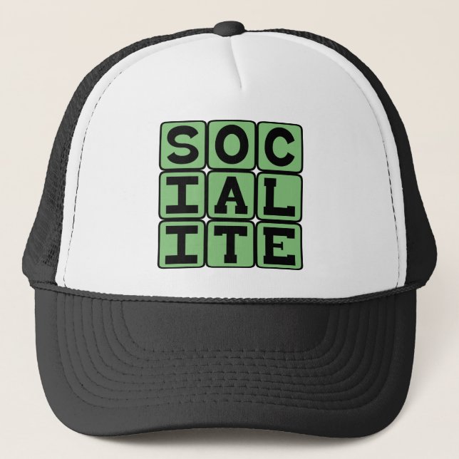 Boné Socialite, frequentador do partido (Frente)