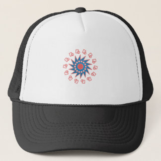 Boné Sol azul