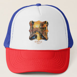 Boné Sol misteriosamente bonito em Veneza