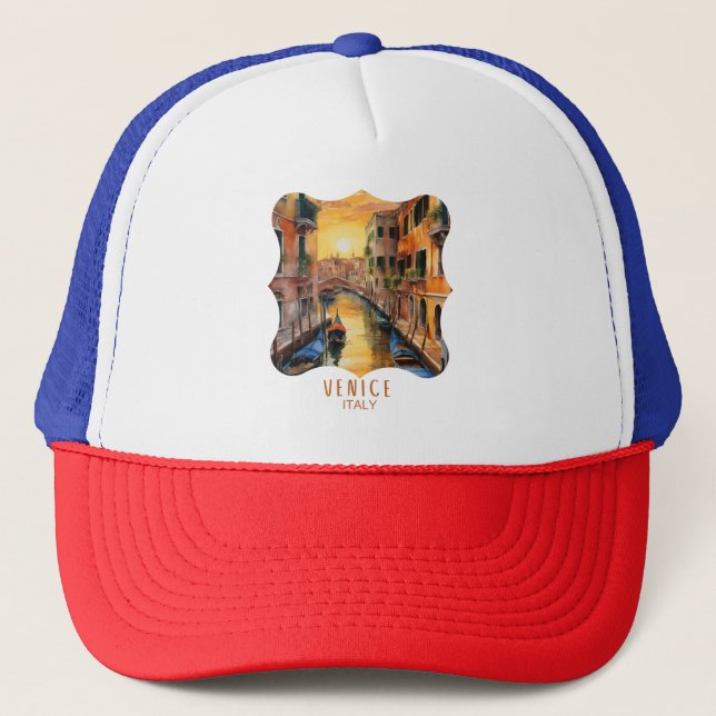 Boné Sol misteriosamente bonito em Veneza (Frente)