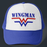 Boné Solteiro de Wingman<br><div class="desc">Solteiro Wingman cara festa de bar animal cena de namorando hotties "mr engraçado" gravaçadas</div>