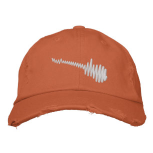Boné Som de Violão de Forma Branca Elétrica