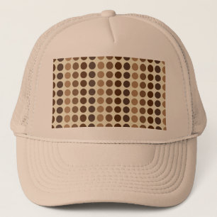 Boné Sombras de Bolinhas castanhas de Shirley Taylor