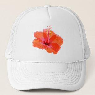 Boné Somente uma flor do hibiscus + seus texto & ideias