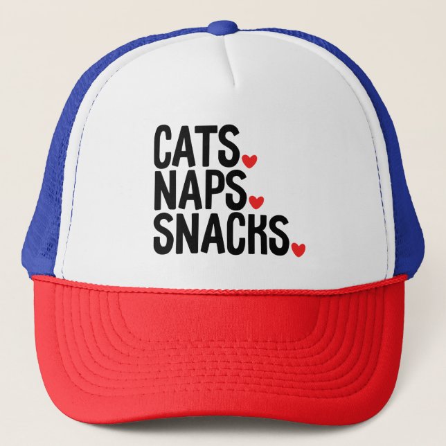 Boné Sonecas Lanches de Gatos - Amantes de gatos      (Frente)