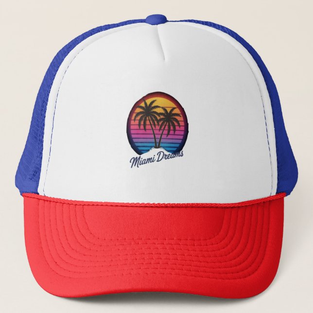 Boné Sonhos de Miami (Frente)