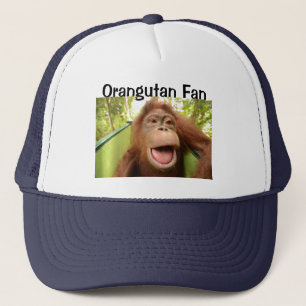 Boné Sorria de Orangutan Trucker Hat