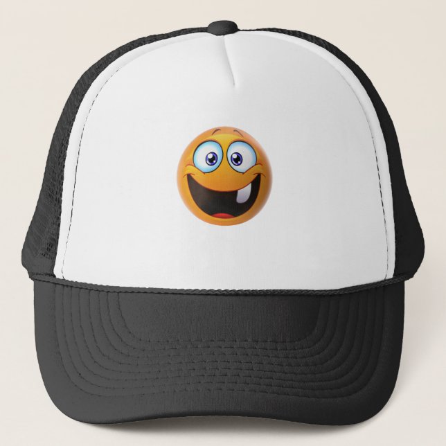 Boné Sorriso sem dentes Amarelo (Frente)