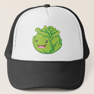 Boné Sorriso vegetal da couve feliz