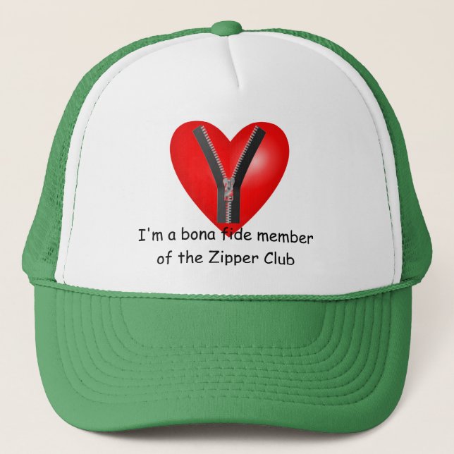 Boné Sou um membro do Zipper Club. (Frente)