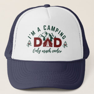 Boné Sou um Pai de acampamento - Dia de os pais engraça