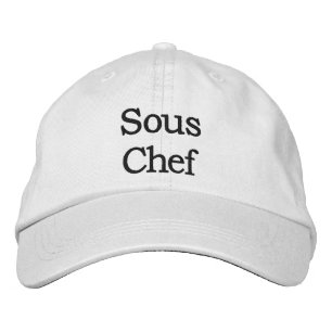 Boné Sous Chef boriderou chapéu