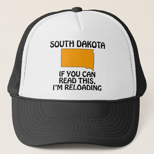 Boné South Dakota - se você pode ler este, eu estou (Frente)
