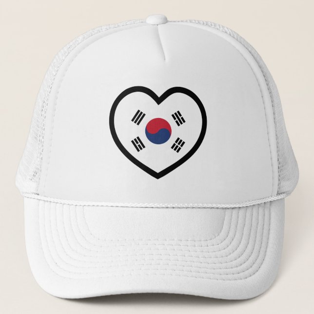 Boné South Korea Flag Heart (Frente)