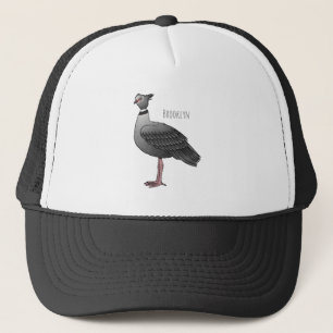 Boné Southern screamer bird cartoon illustration