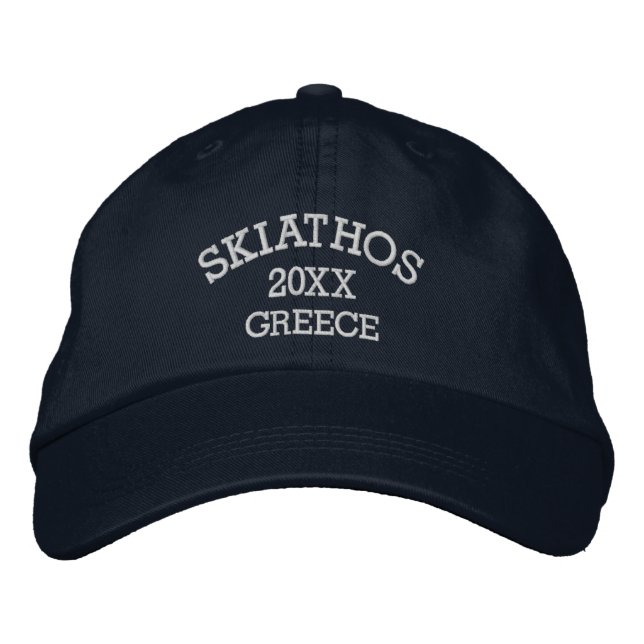 Boné Souvenir da Grécia de Skiathos (Frente)