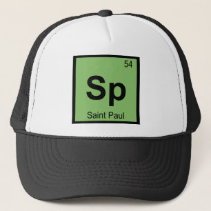 Boné Sp - Saint Paul Minnesota Tabela Periódica Química