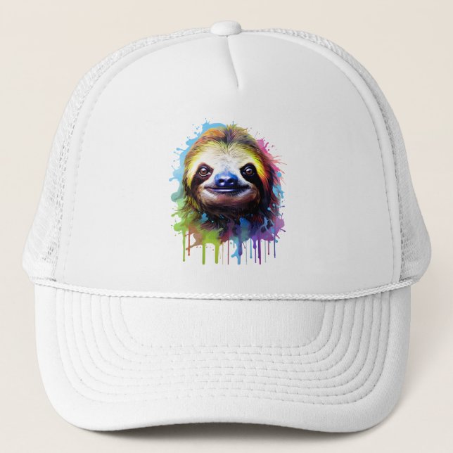 Boné Splatter Sloth animado (Frente)