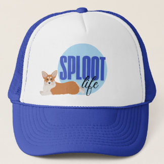 Boné Sploot Life Corgi Dog Funny Blue Hat