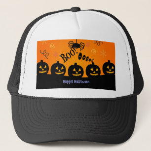 Boné Spooky Halloween Pumpkins Jack-o-Lanterns
