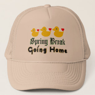 Boné ♫ ♥ Spring Break Home Cute Ducks Hat Willian