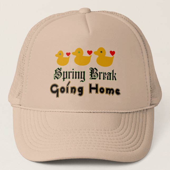 Boné ♫ ♥ Spring Break Home Cute Ducks Hat Willian (Frente)