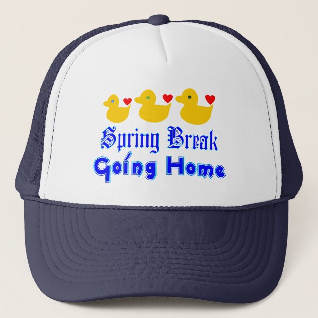 Boné ♫ ♥ Spring Break Home Cute Ducks Hat Willian (Frente)