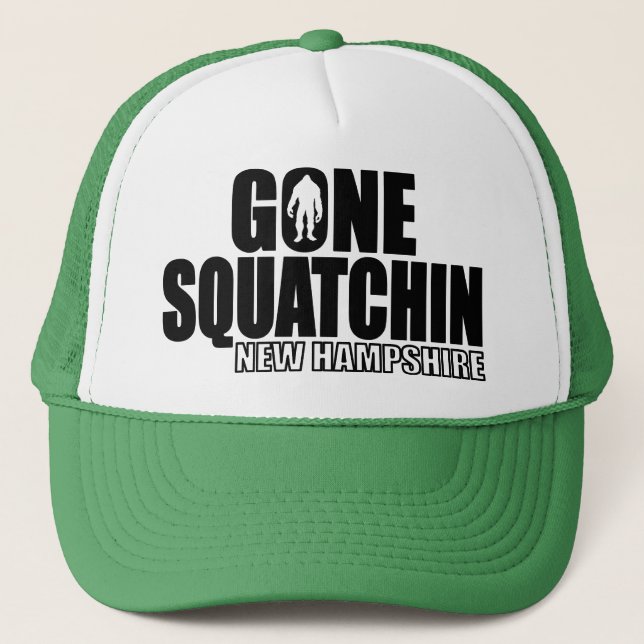 Boné Squatchin ido NEW HAMPSHIRE - Bobo original (Frente)