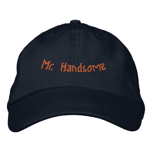 Boné Sr. Bonito Impresso Incrível Marinho Elegante Hat (Frente)
