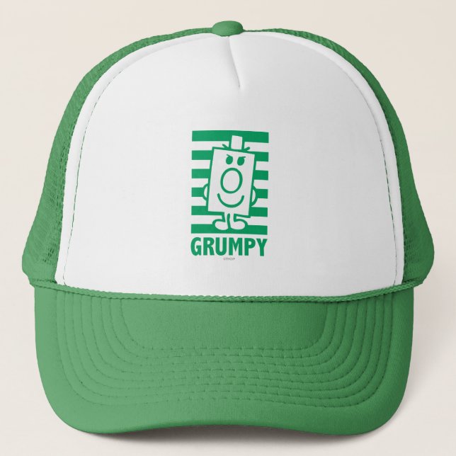 Boné Sr. Grumpy | Grin Mischievous e faixas verdes (Frente)