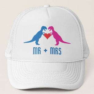 Boné Sr. +Sra. - dinossauros do amor
