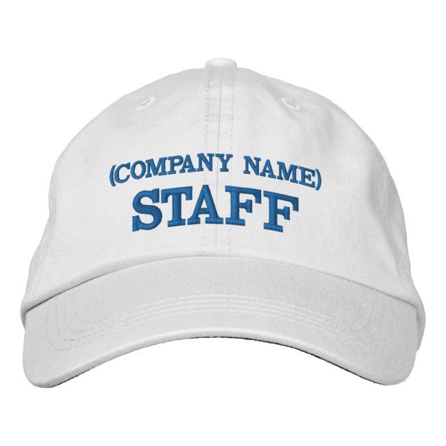 Boné STAFF Hat | Custom Embroidered Staff Cap | Team (Frente)