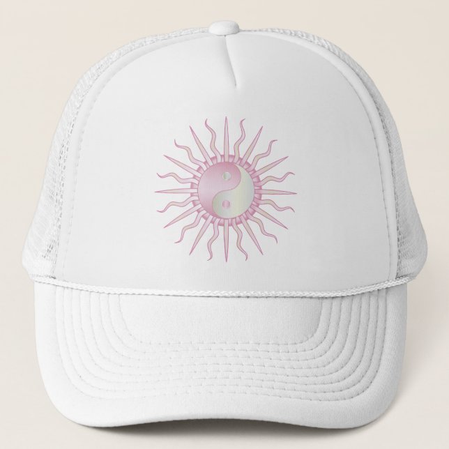 Boné Starburst Rosa Yin Yang (Frente)