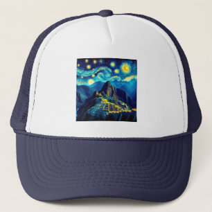 Boné Starry Night Machu Picchu Peru