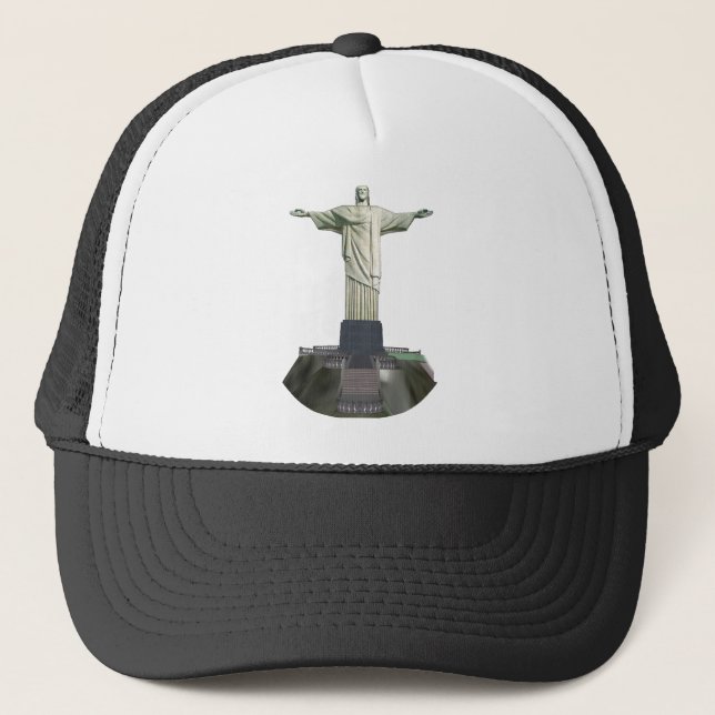 Boné Status: Cristo o Redeemer: Modelo 3D: (Frente)
