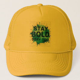 Boné Stay Bold Stay You Inspirational Casket Hat 