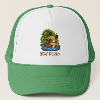 Boné Stay Perky Motivational Trucker Hat
