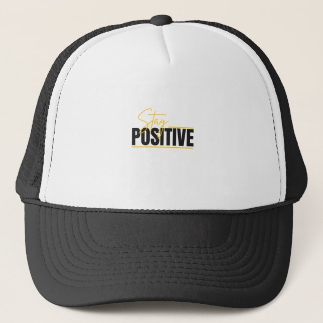 Boné Stay Positive – Motivational Cap (Frente)