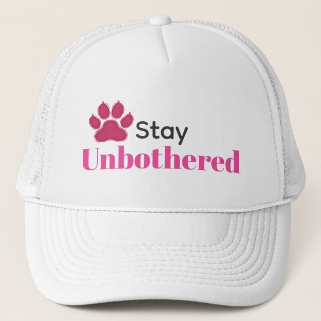 Boné "Stay Unbothered"  Performance Cap (Frente)