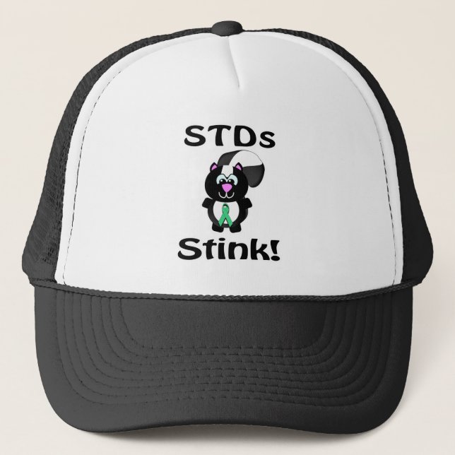 Boné STDs cheira a Design de consciência Skunk (Frente)